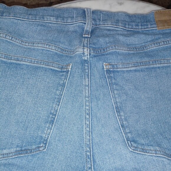 Made Well Men's Blue Jeans Mid-Rise Kick Out SZ 32 - Picture 3 of 5